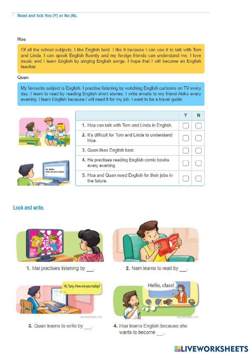 E.5 - Unit 7 - Excercise (workbook)