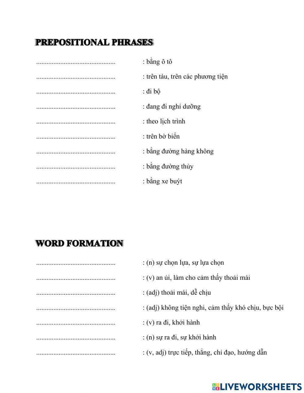 Unit 9 : b1 destination