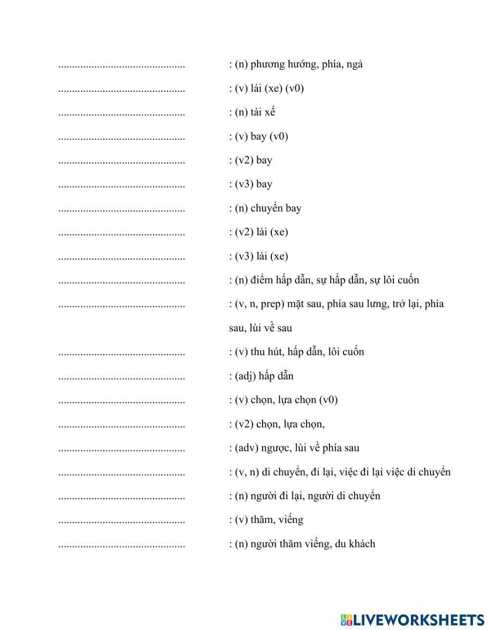 Unit 9 : b1 destination