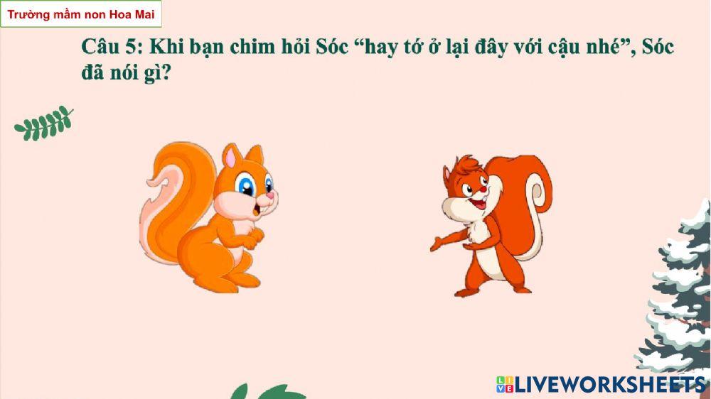 Truyện: Sóc nhỏ đón Noel