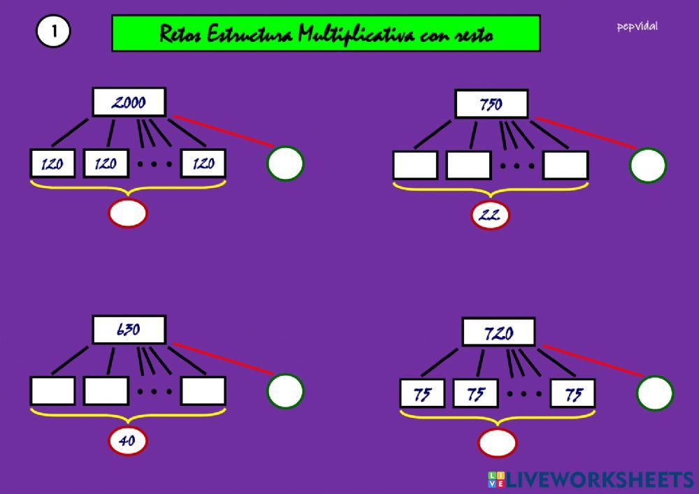 Estructura Multiplicativa - Cálculos (R3)