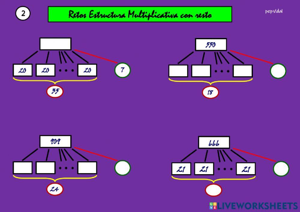 Estructura Multiplicativa - Cálculos (R4)