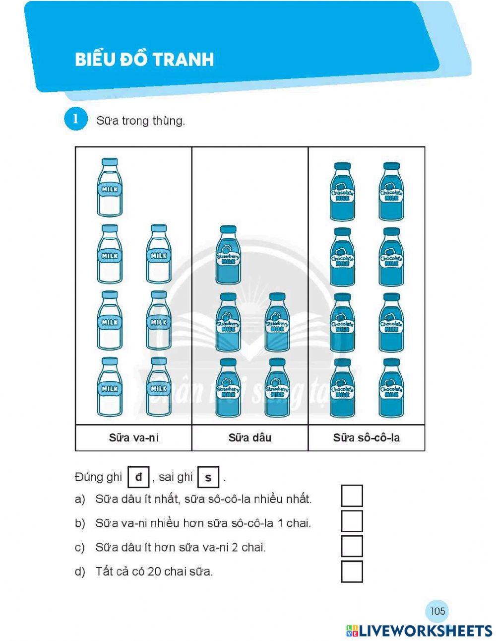 Phiếu bài tập toán trang 105-107 lớp 2