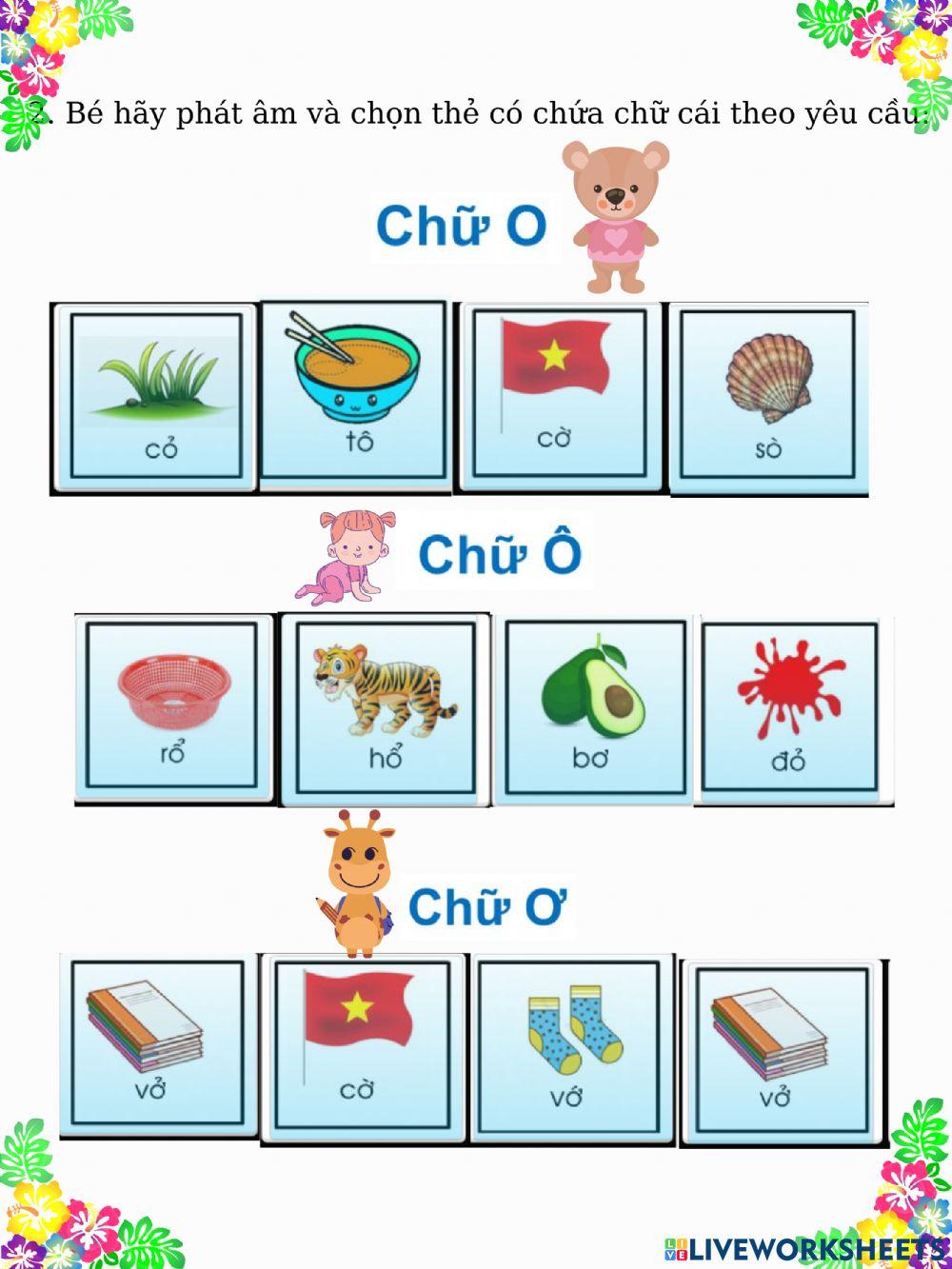 Trò chơi tương tác chữ cái