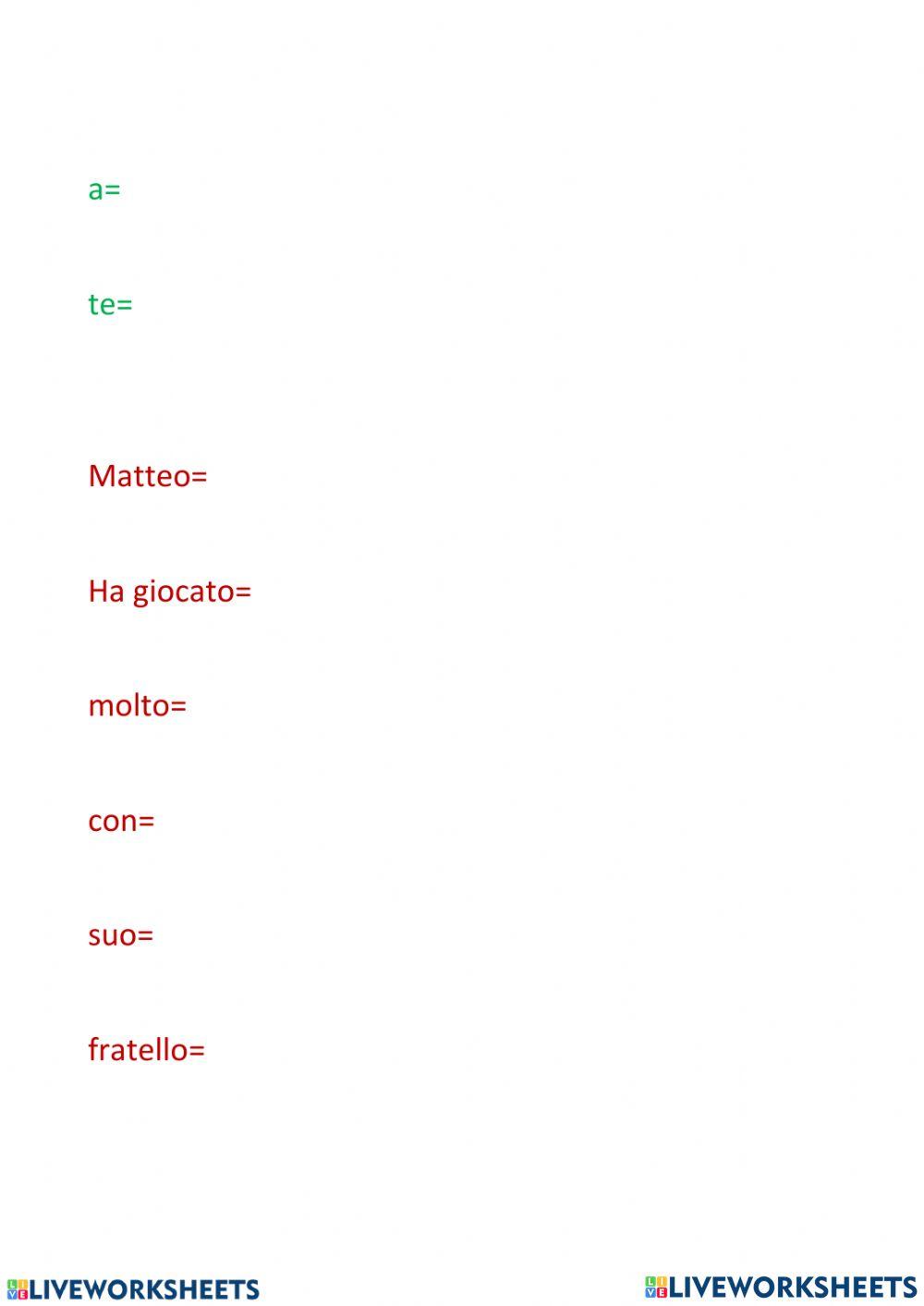 Analisi grammaticale