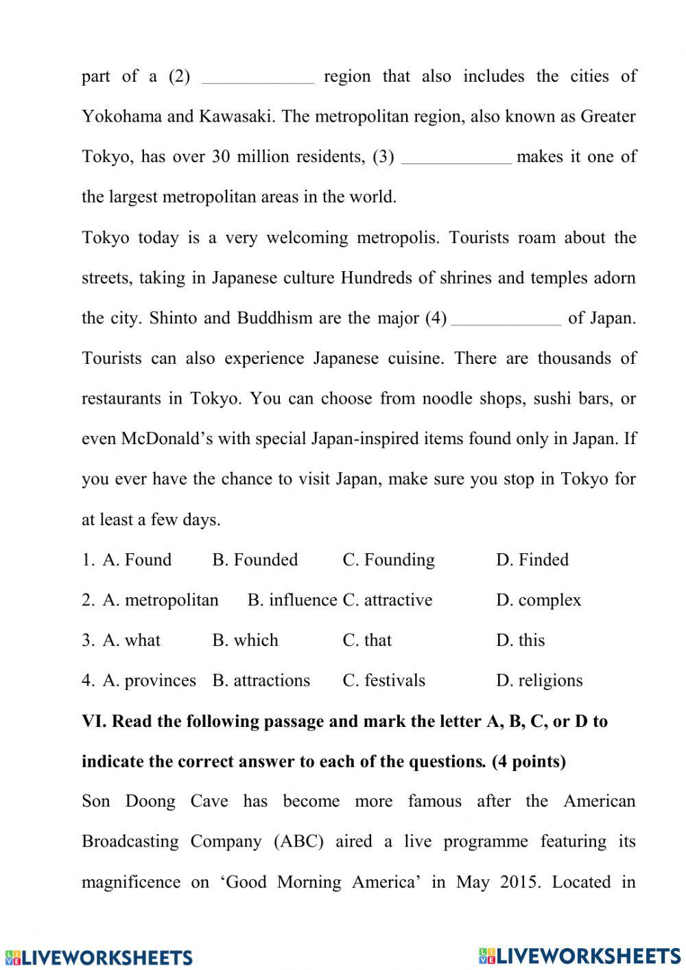 Grade 9- Practice Test Term 1