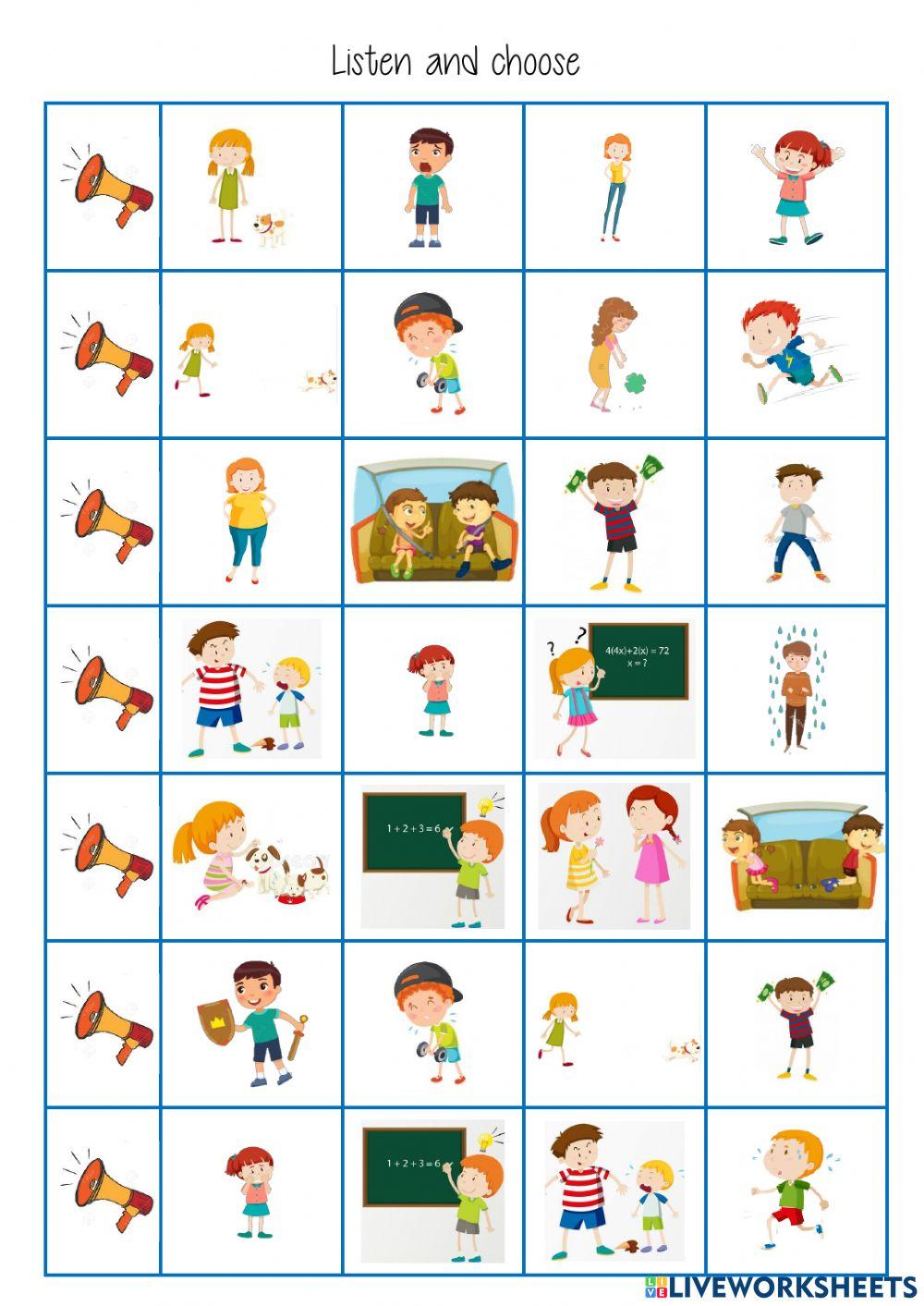unit 3 listen and choose opposite adjetives