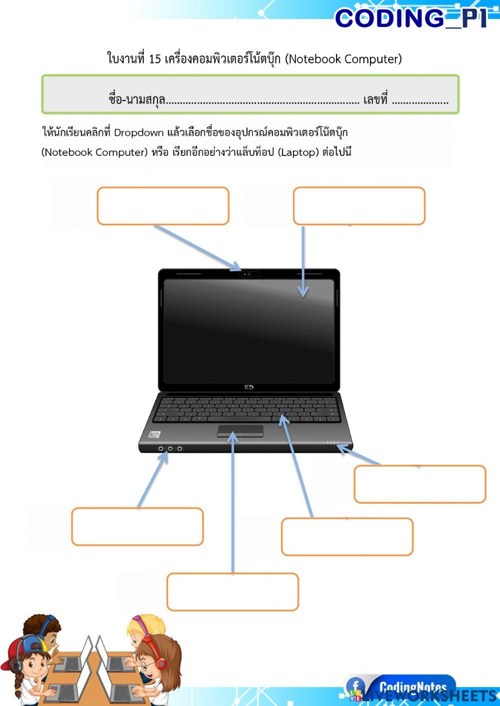 P1-15-เครื่องคอมพิวเตอร์โน๊ตบุ๊ก
