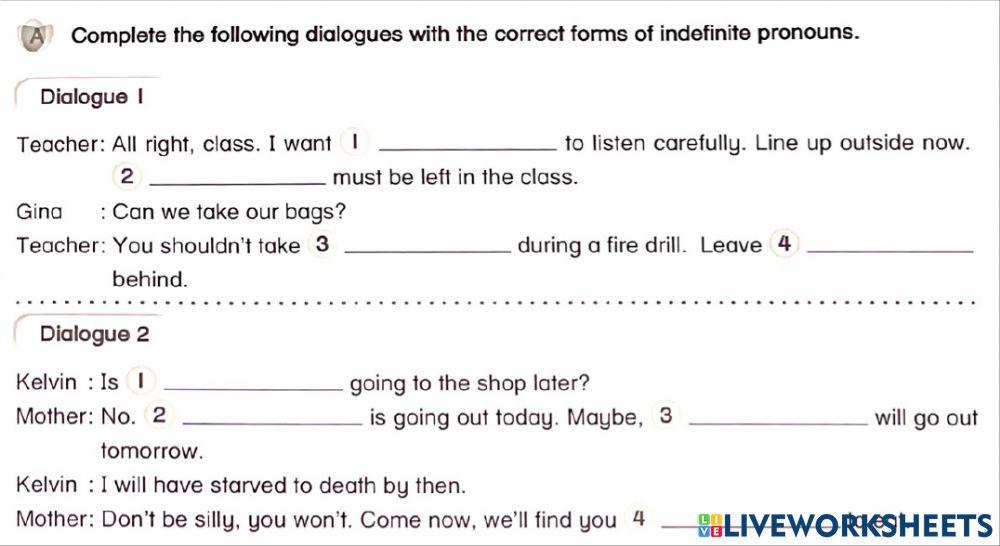 Quantifiers and Indefinite Pronouns