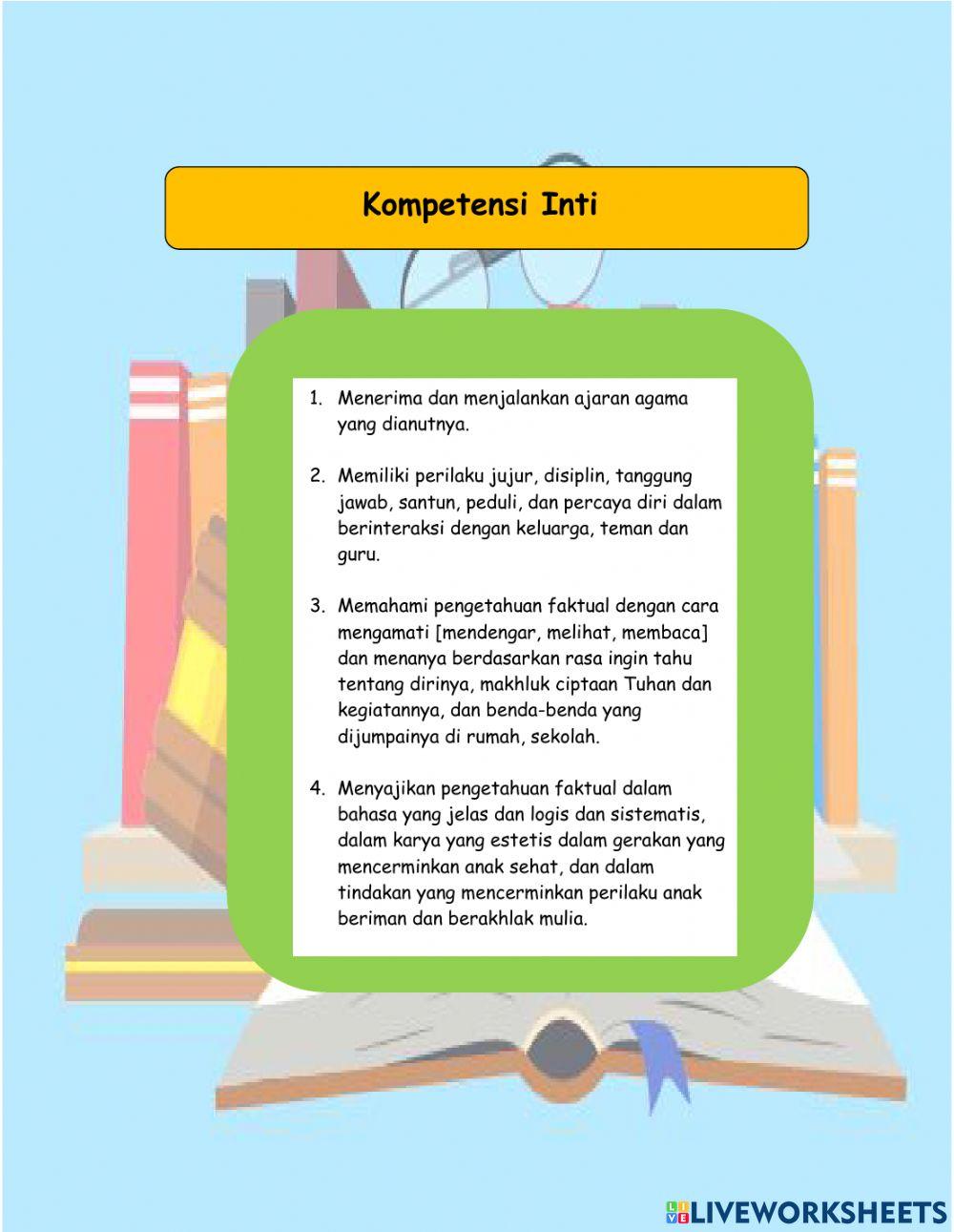 Kelas 1 Tema 8 Sub Tema 2 Pembelajaran 2