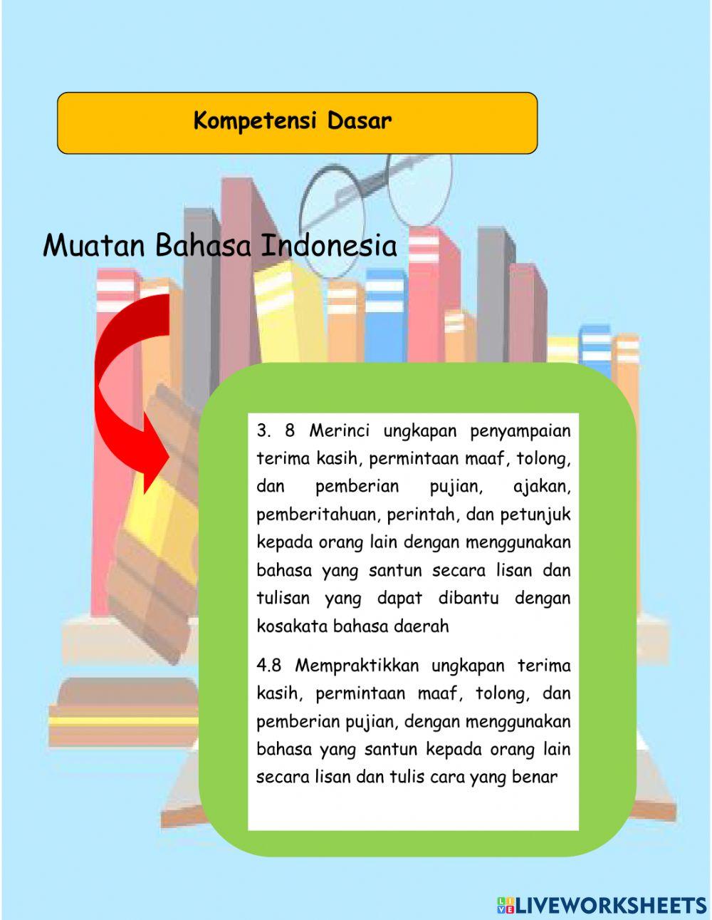 Kelas 1 Tema 8 Sub Tema 2 Pembelajaran 2