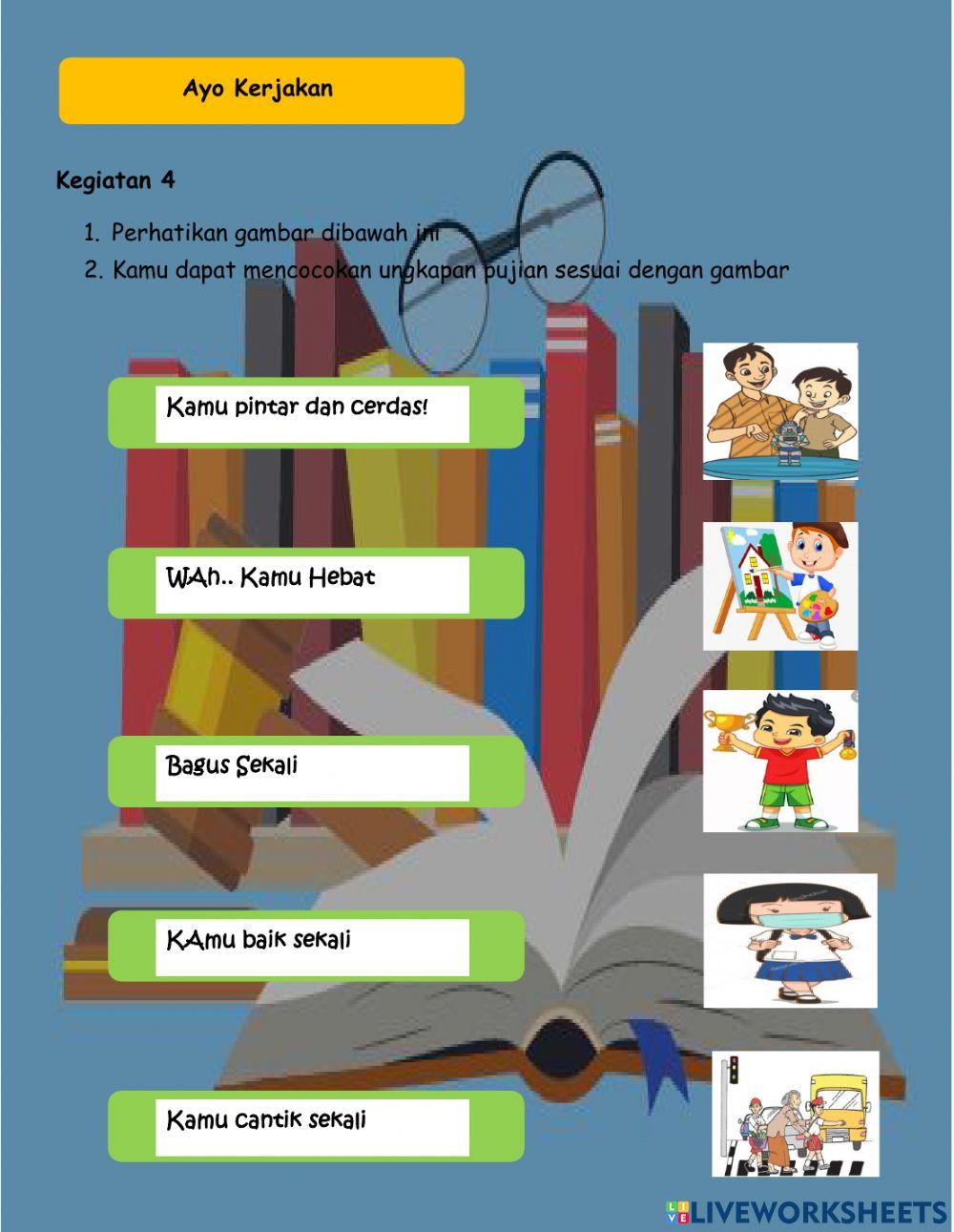 Kelas 1 Tema 8 Sub Tema 2 Pembelajaran 2