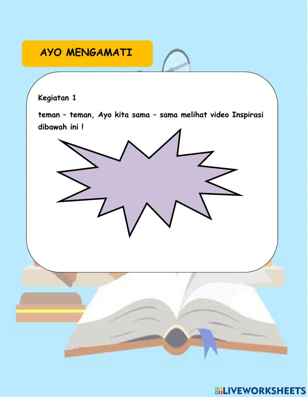 Kelas 1 tema 8 subtema 2 pembelajaran 2