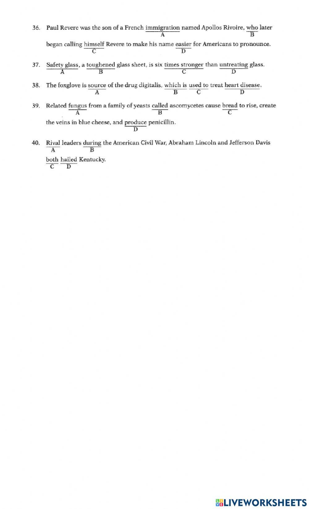 Lia toefl test structure and written expression online exercise for