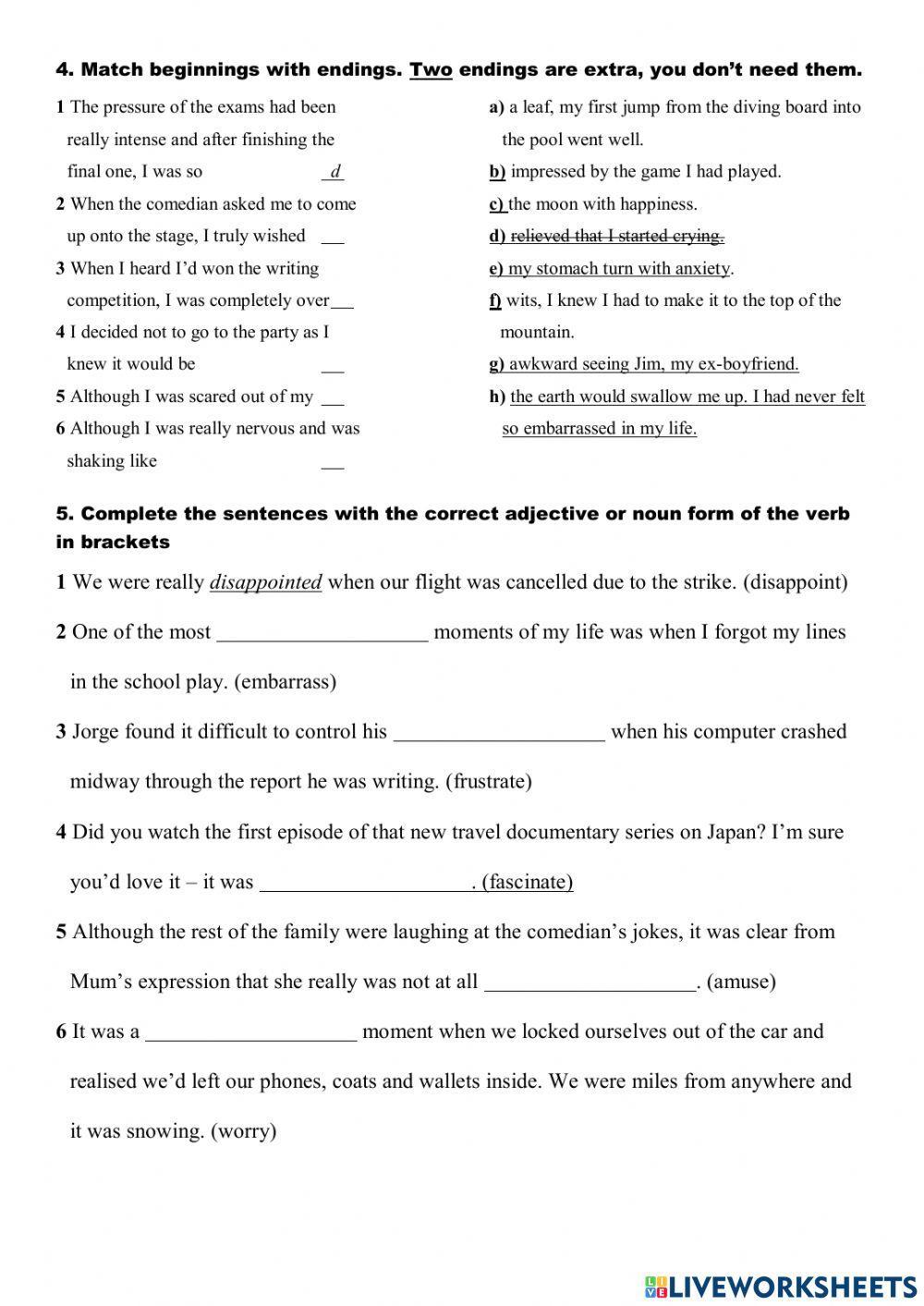 Speak Out (Upper Intermediate) Test Unit 1