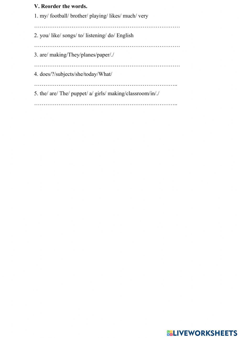 Review unit 7,8,9 grade 4