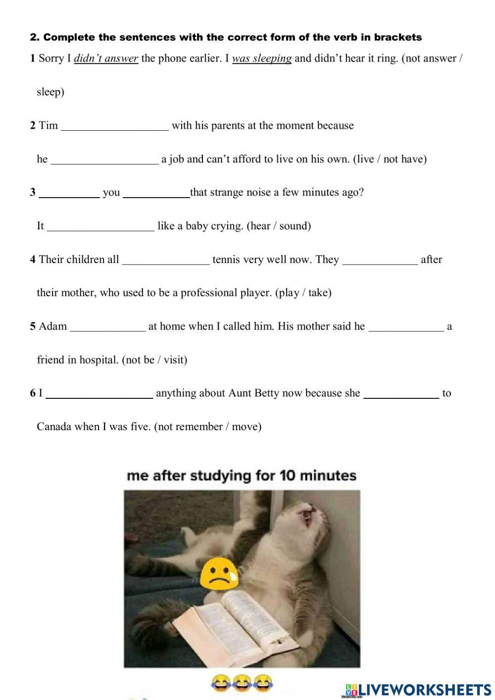 Speak Out Intermediate - Test Unit 1