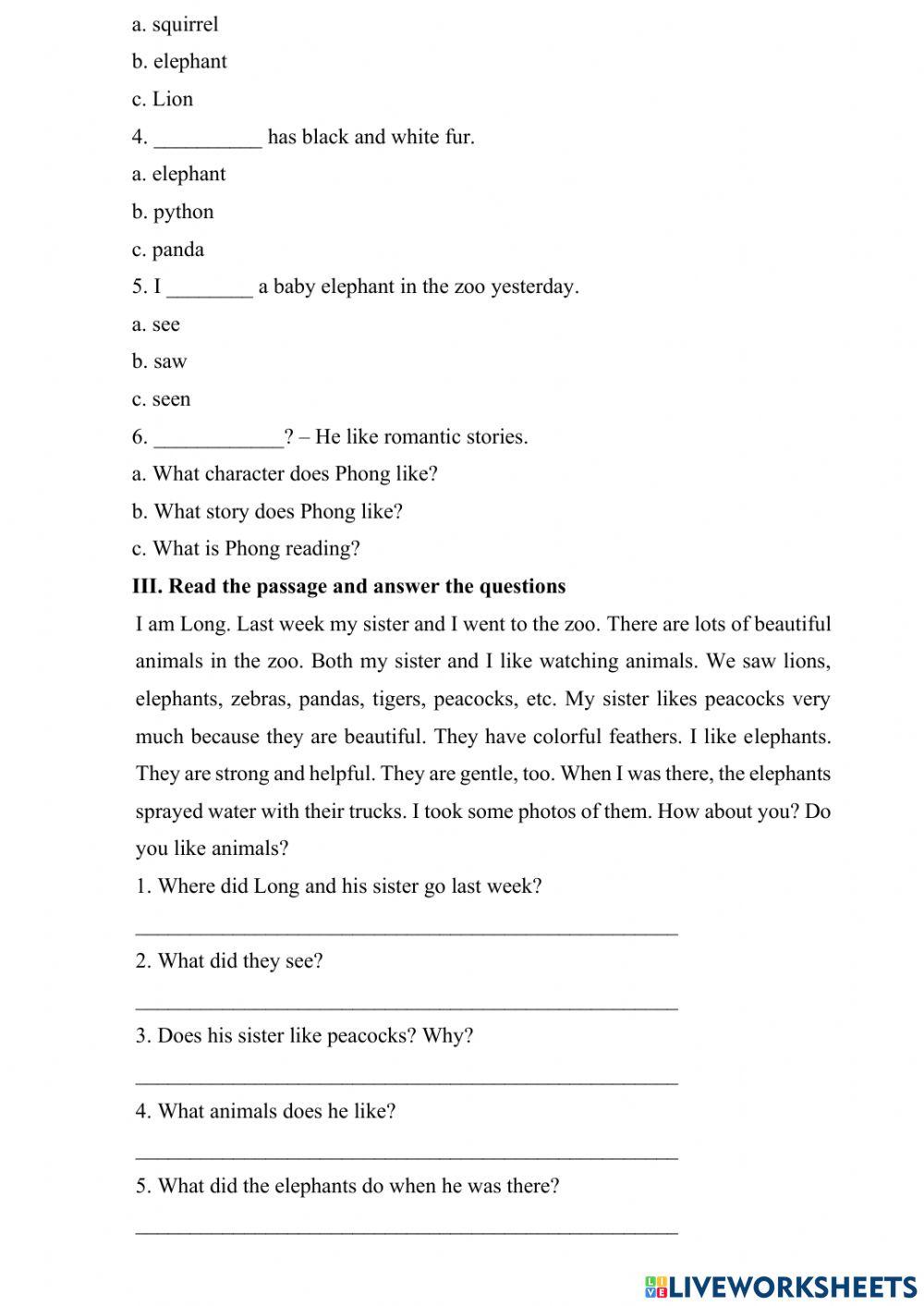 Review unit 7,8,9 grade 5