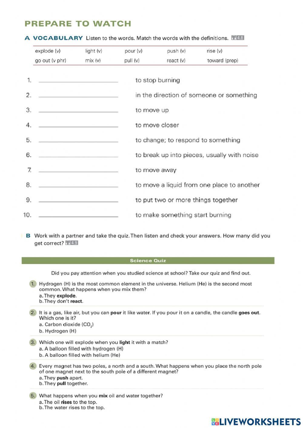 Unit 4- Huflit- The beauty of science