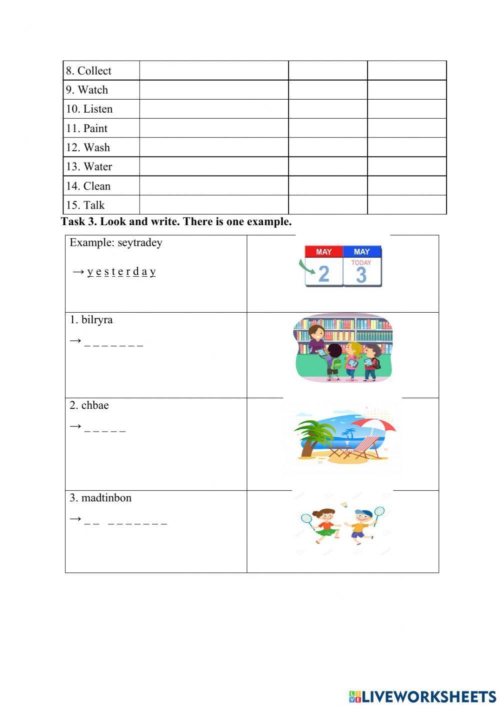 Đề thi thử số 2 môn Anh lớp 4