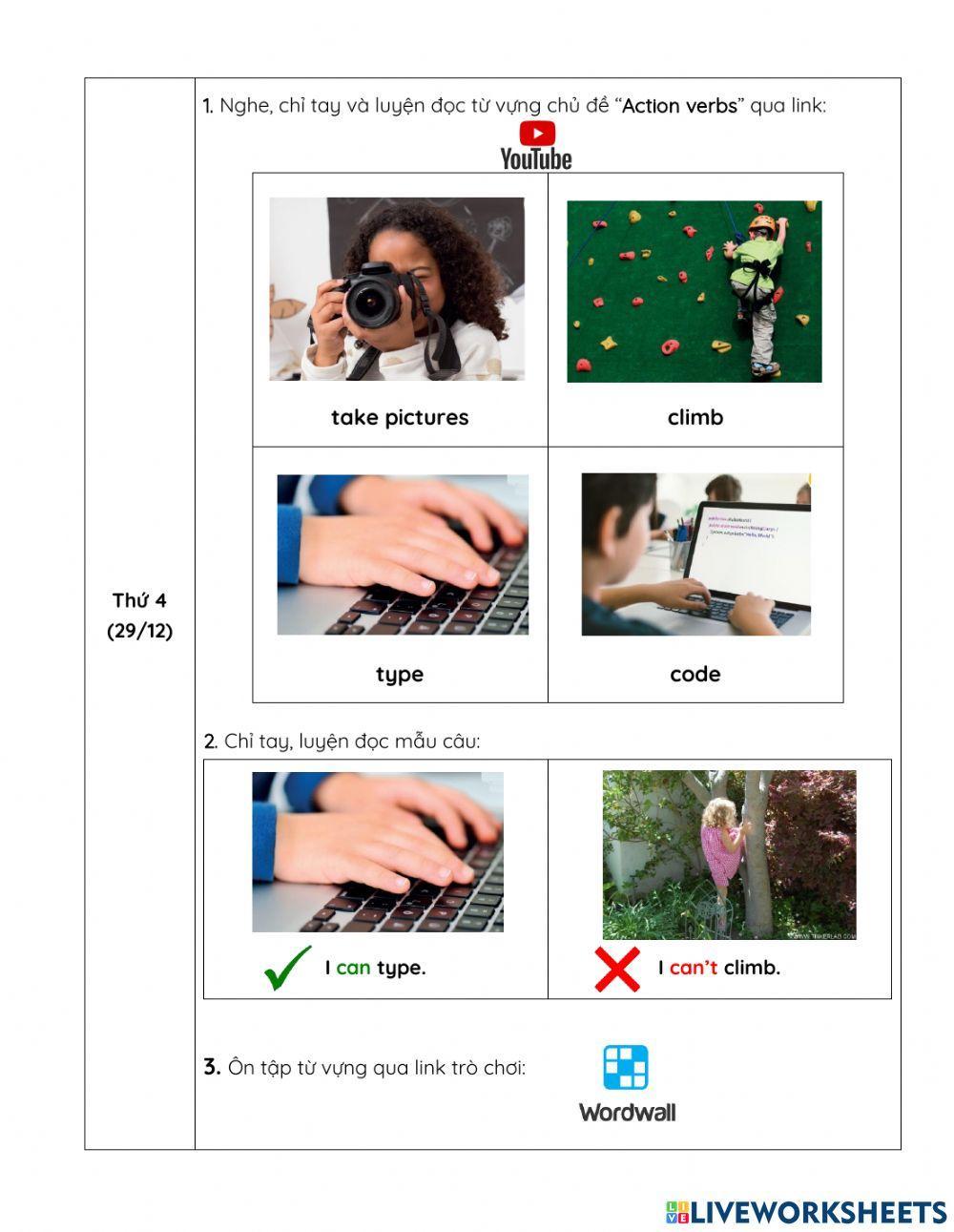 Hướng dẫn học khối 1 tuần 22