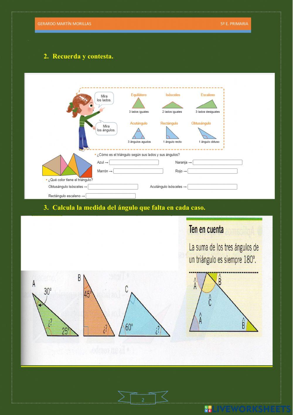 Geometría. Ficha 9.