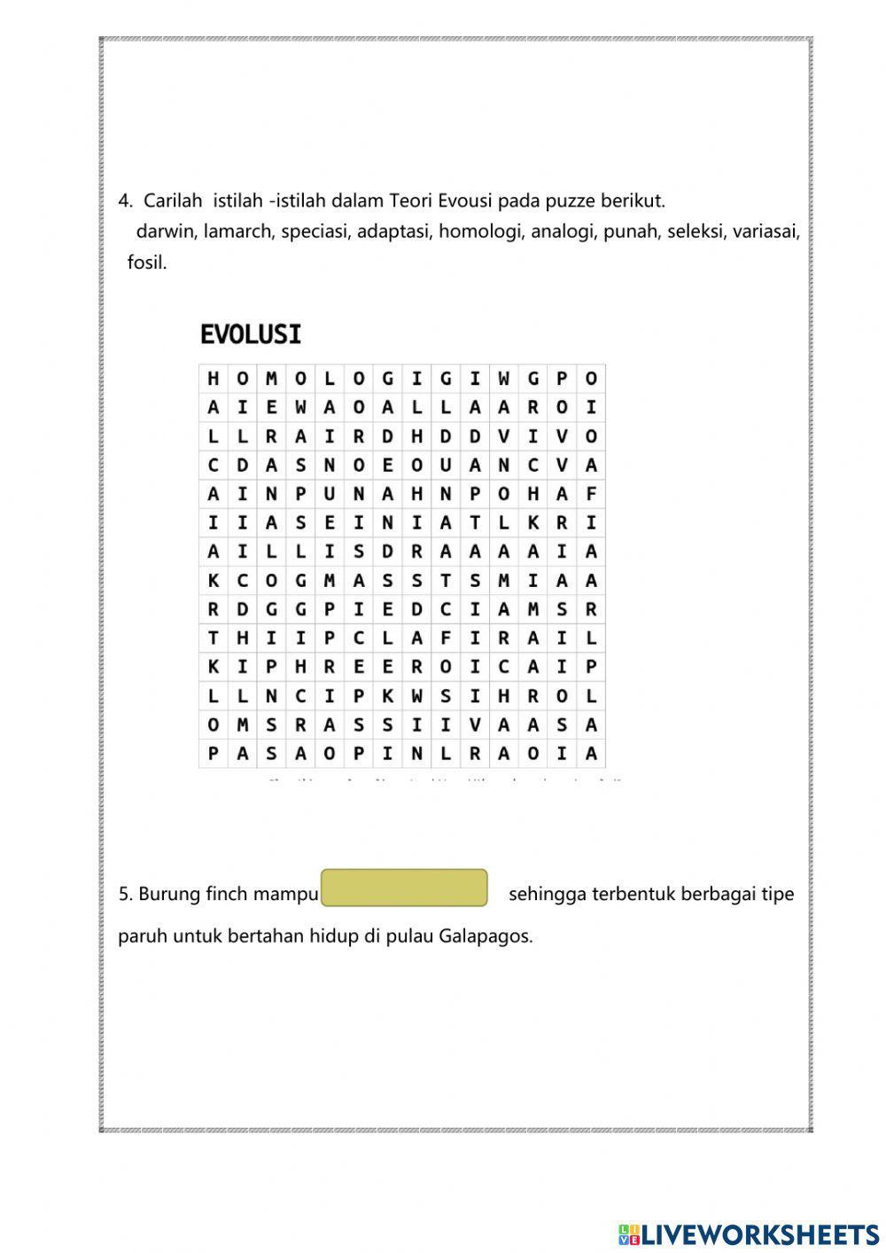 EVOLUSI DARWIN VS LAMARCK
