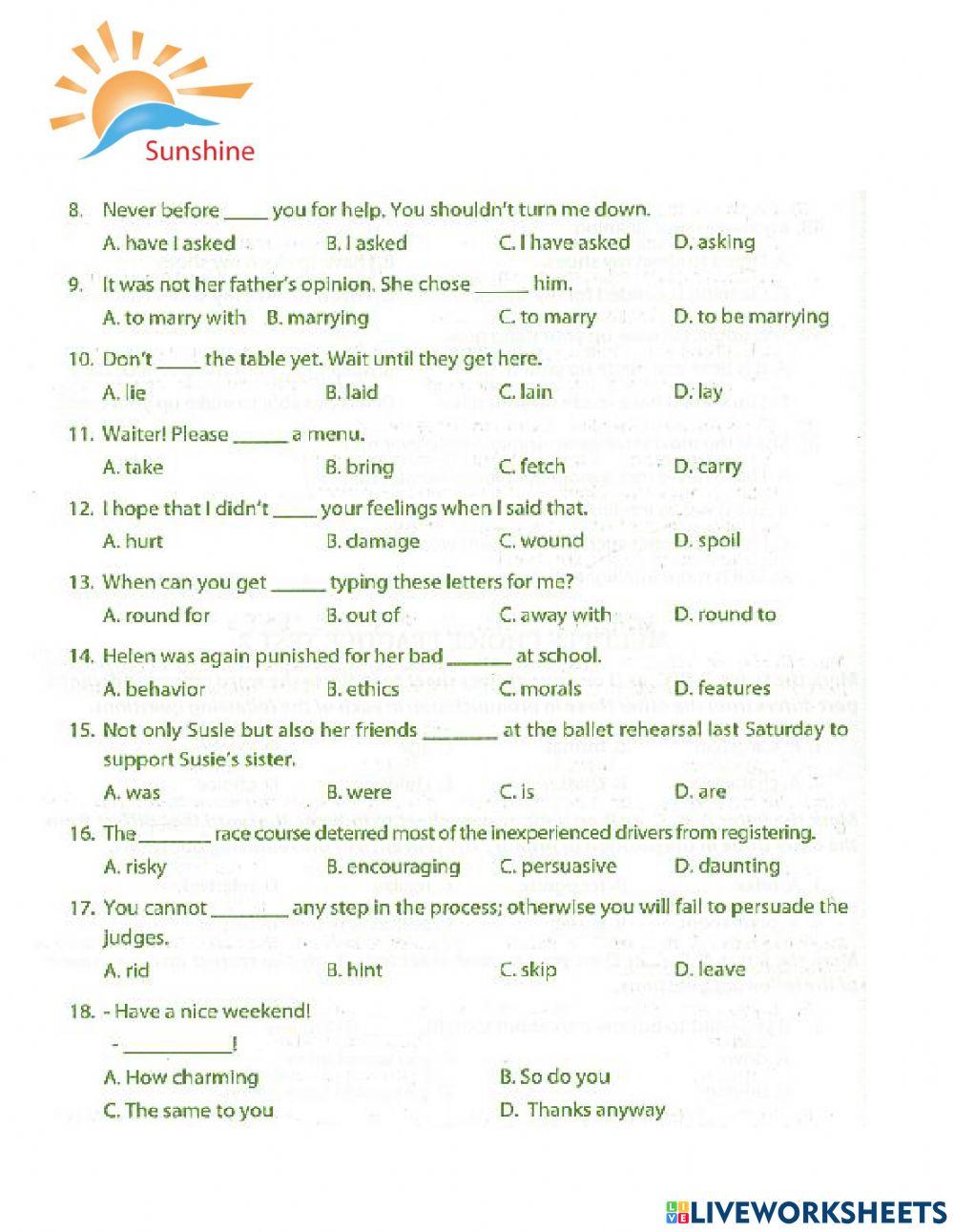 THPT - Practice test 2