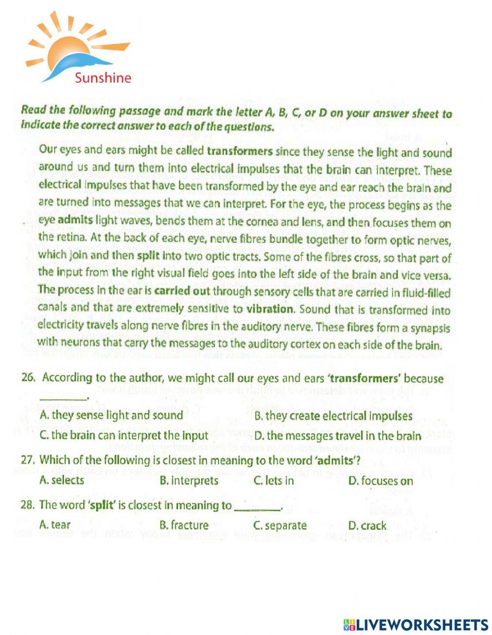 THPT - Practice test 2