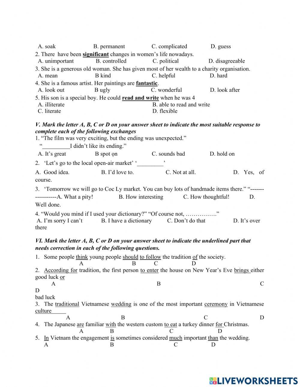 Semester 1.2 grade 8