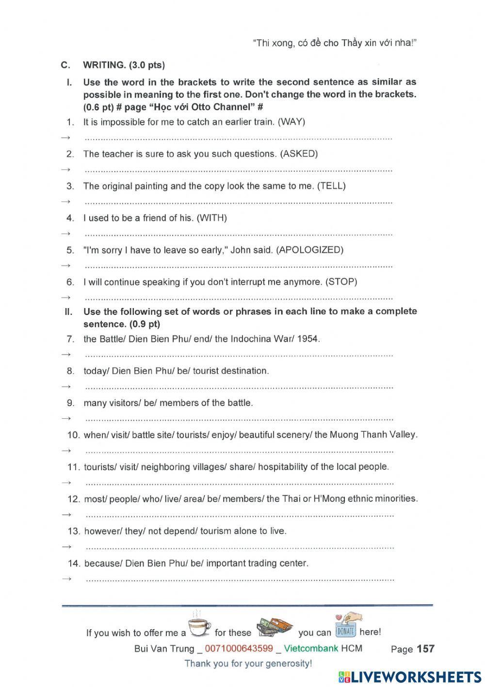 (G9) Chuyen vao 10 de 20