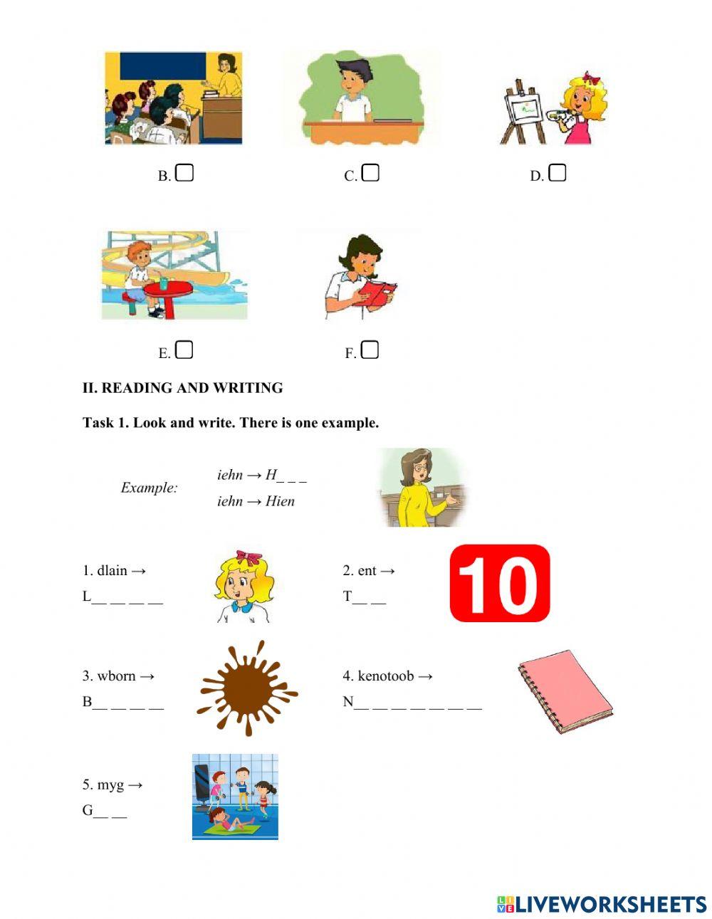 End term test 1 - Grade 3