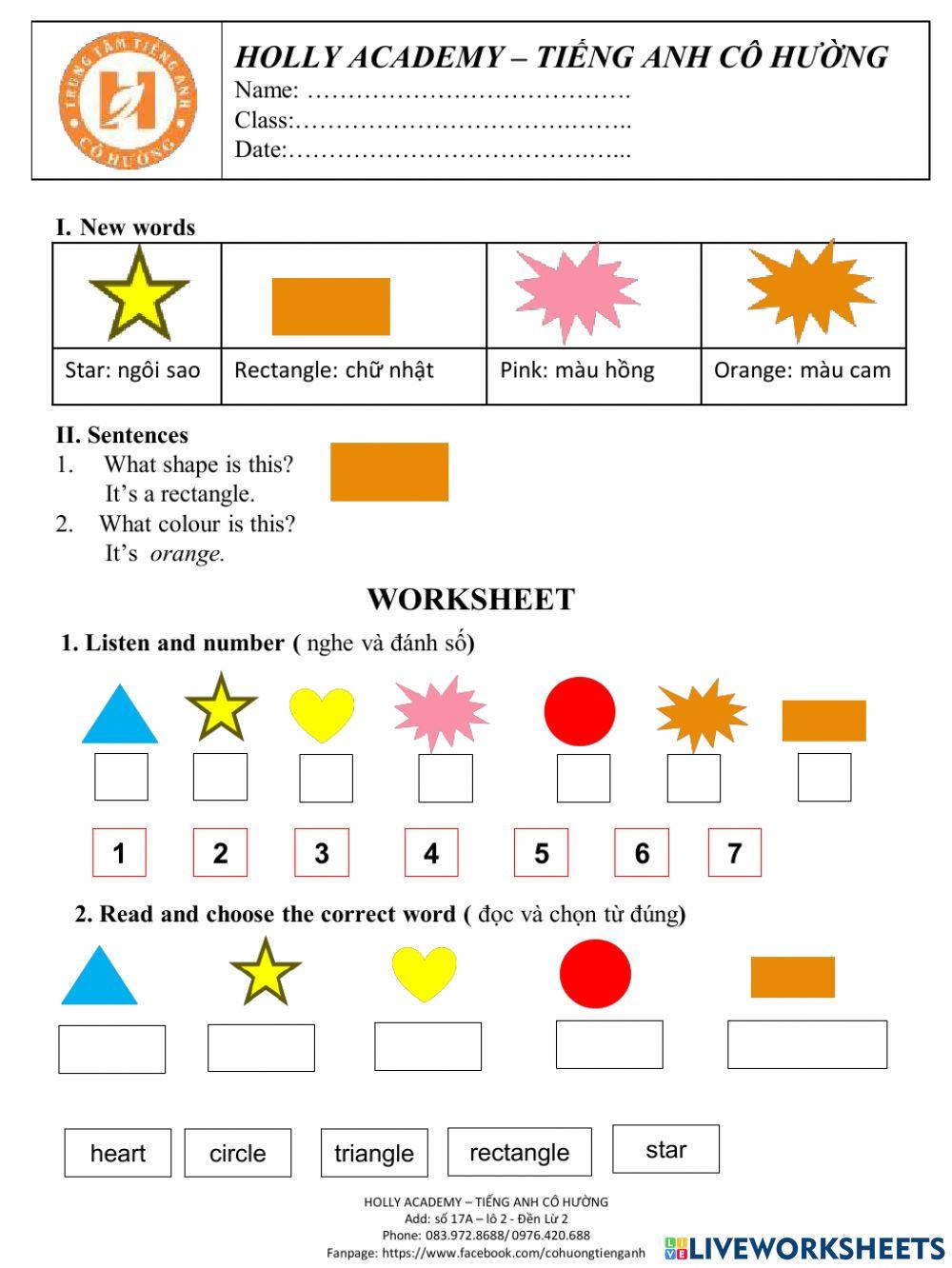 Ice-cream -Colours & Shapes-L3