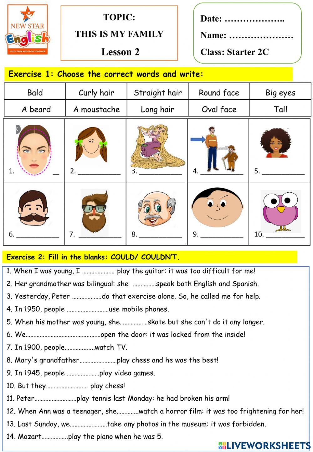 Vi12- Family- Lesson 2