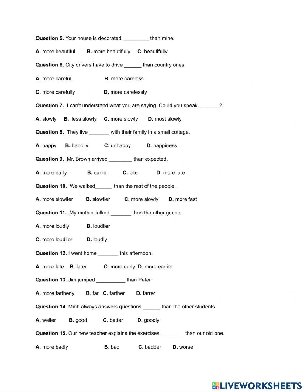 E8 End of term review 2