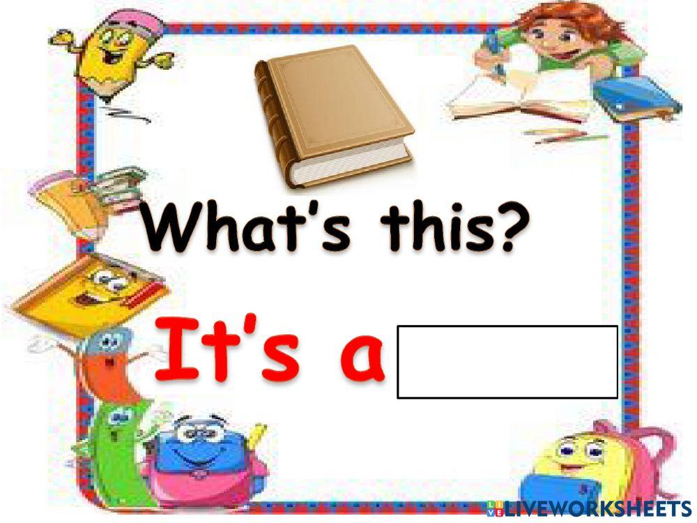 School things online exercise for 1 | Live Worksheets