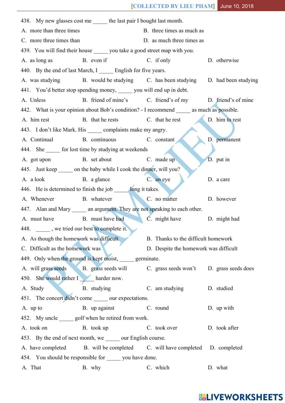 500 câu trắc nghiệm - Part 6