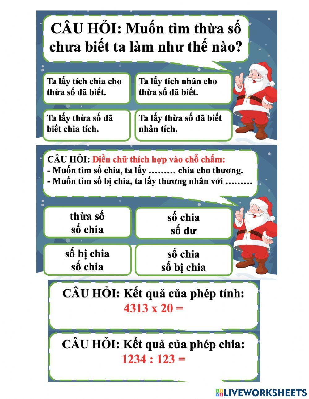 Toán: Luyện tập chung (2)