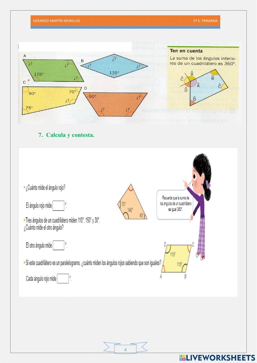 Geometría. Ficha 10.