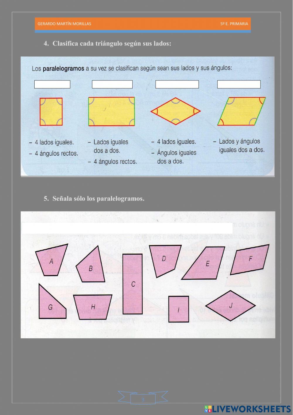 Geometría. Ficha 11.