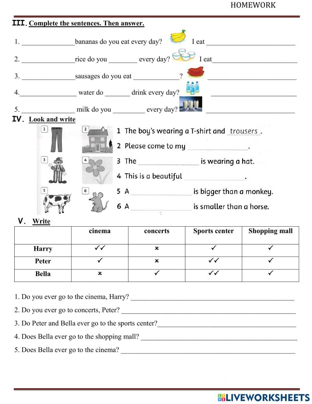 4NK12 Z6L3 How much-How many