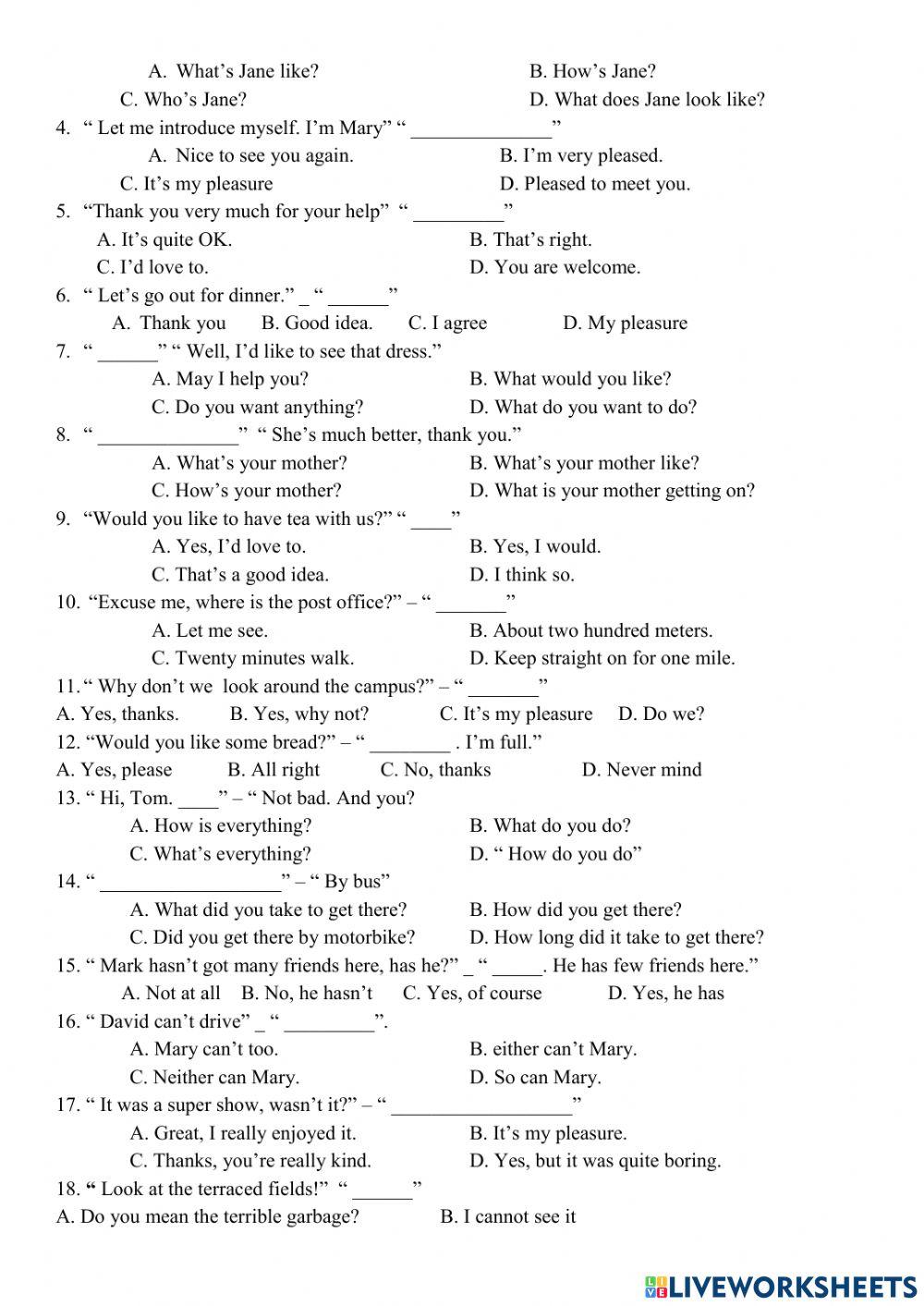 Grade 8- Đề cương Nhật Tân