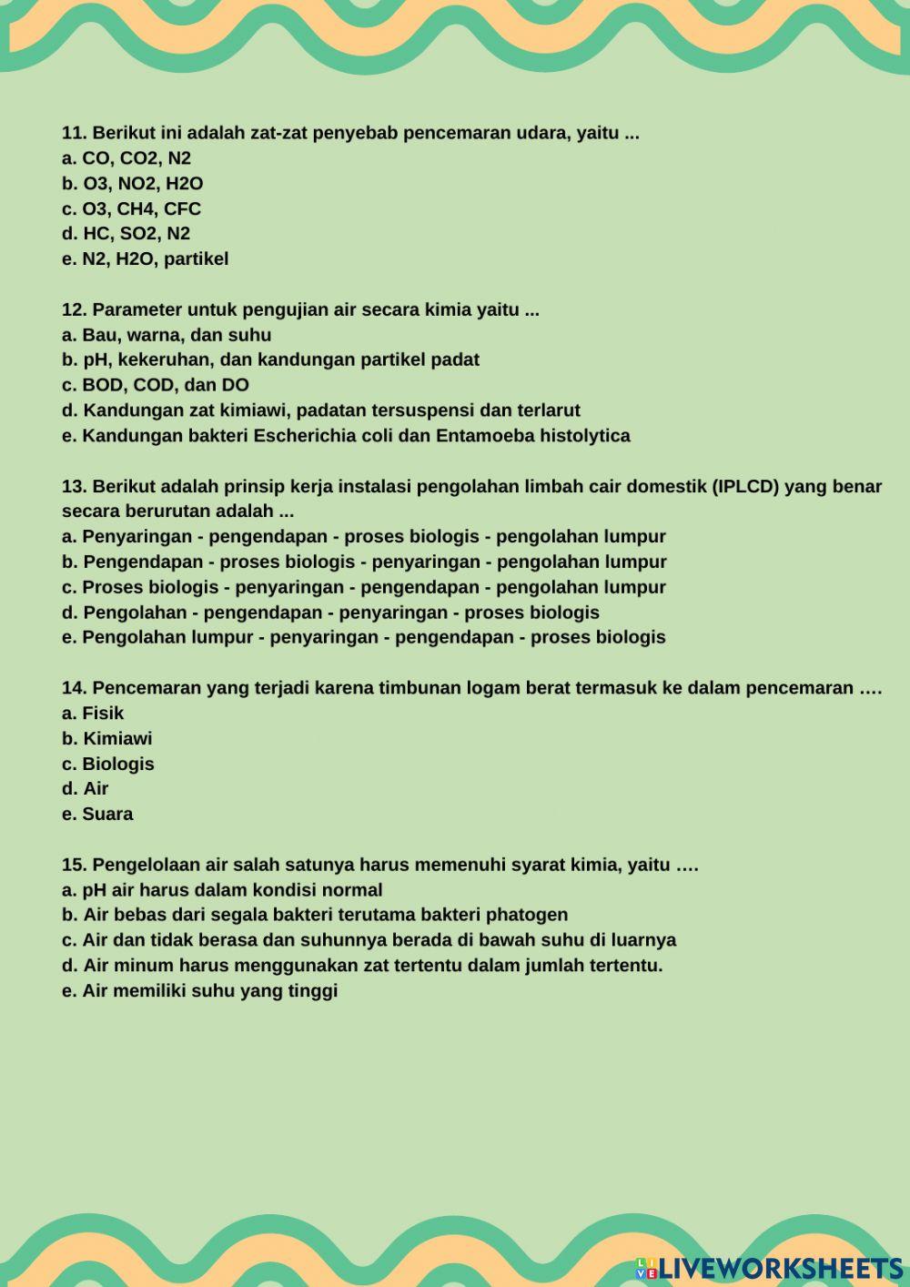 Elkpd biologi perubahan lingkungan evaluasi