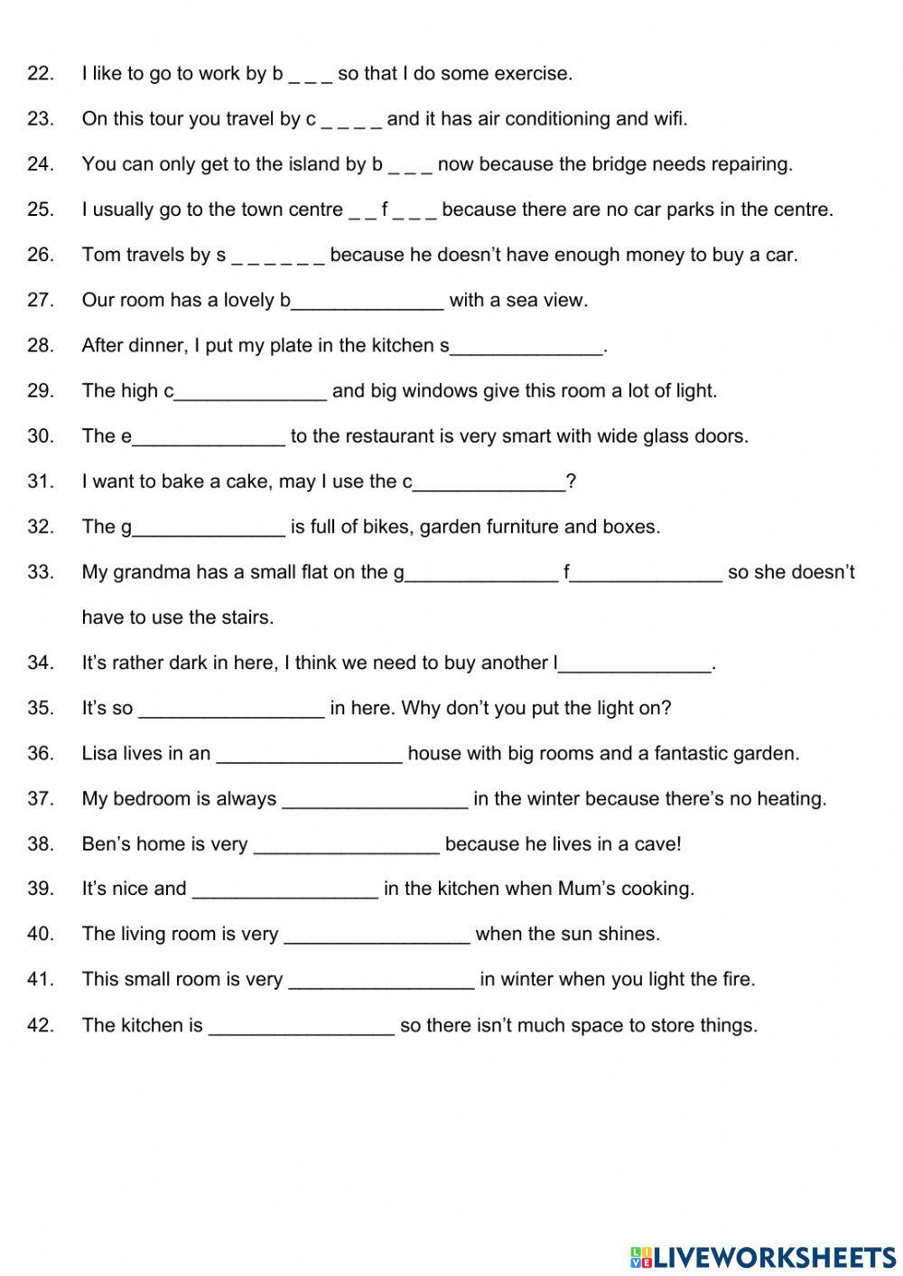 PP3 - review 1 test- vocabulary