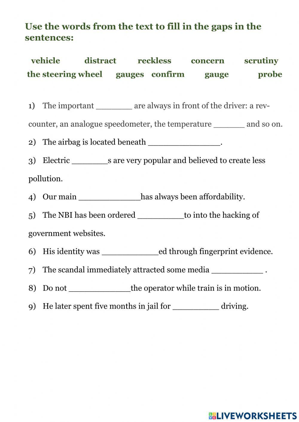 Video games played in a car