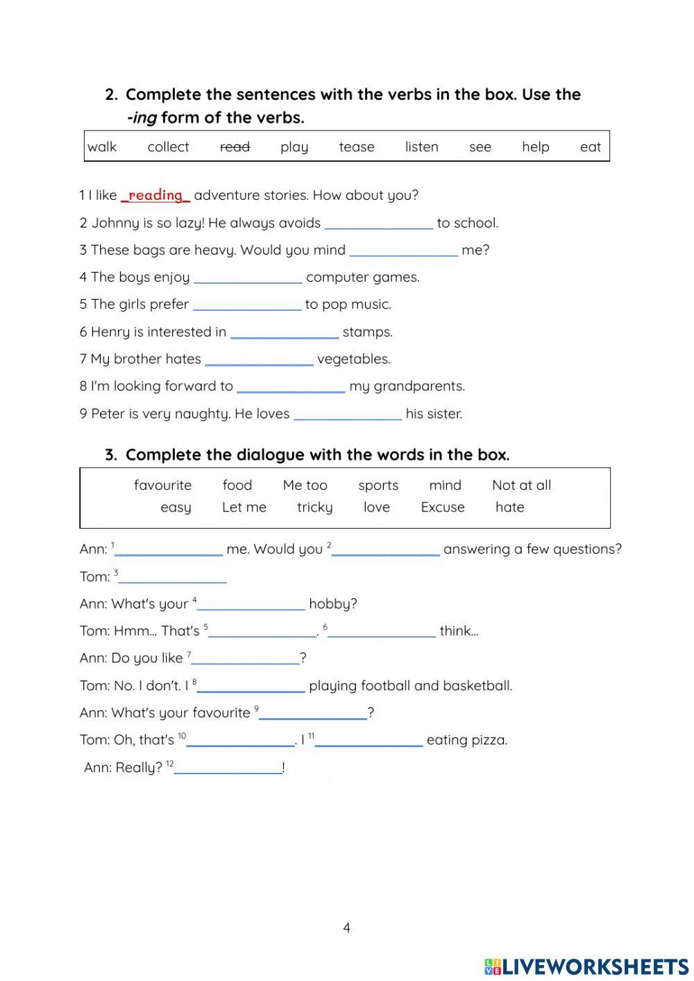 J5B Second conditional and Gerunds