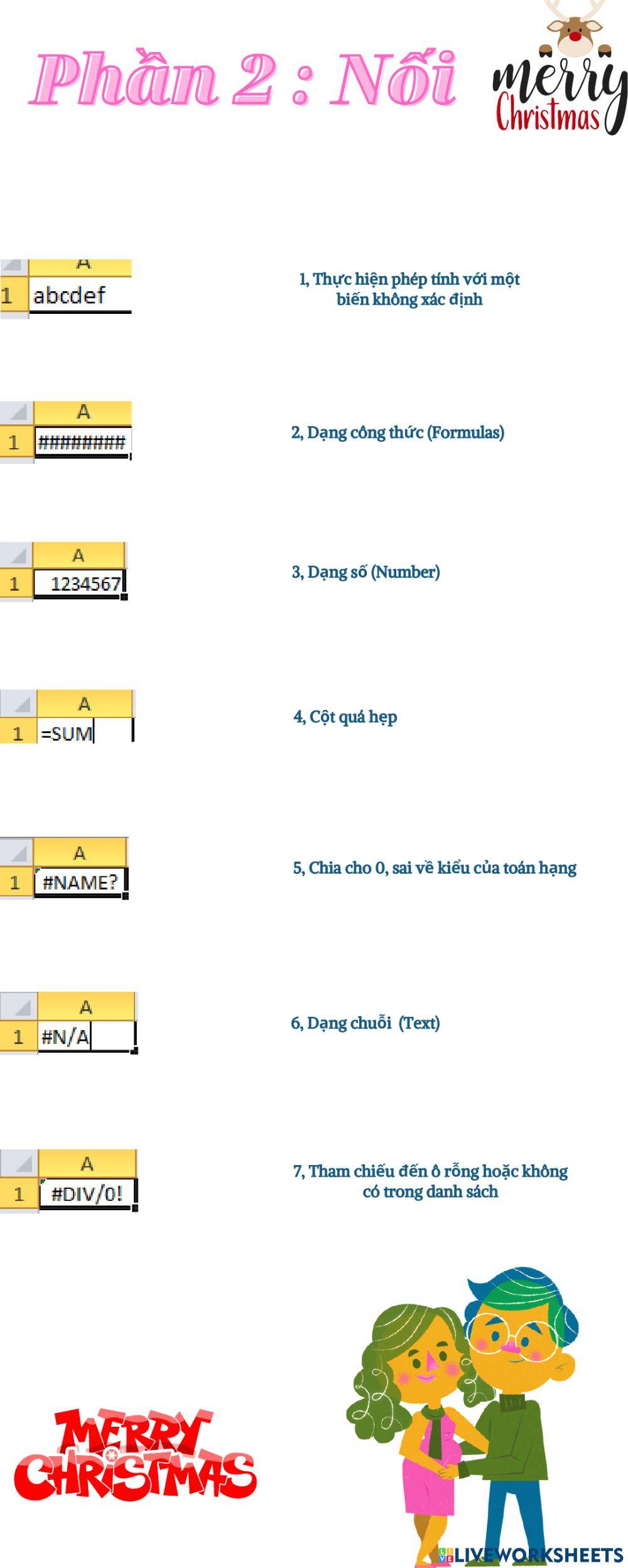 Nhóm 11 bài tập Excel