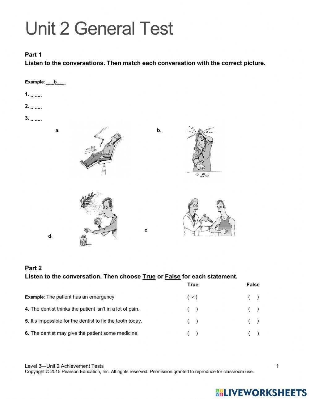TN3 - Unit 2 - Assessment Test Unit 2