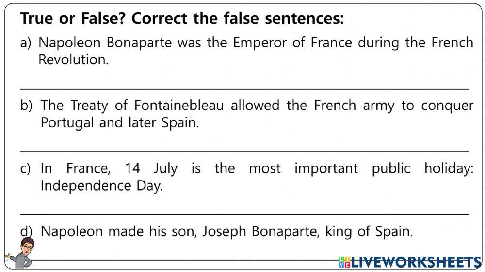 19th Century Worksheets 1-4