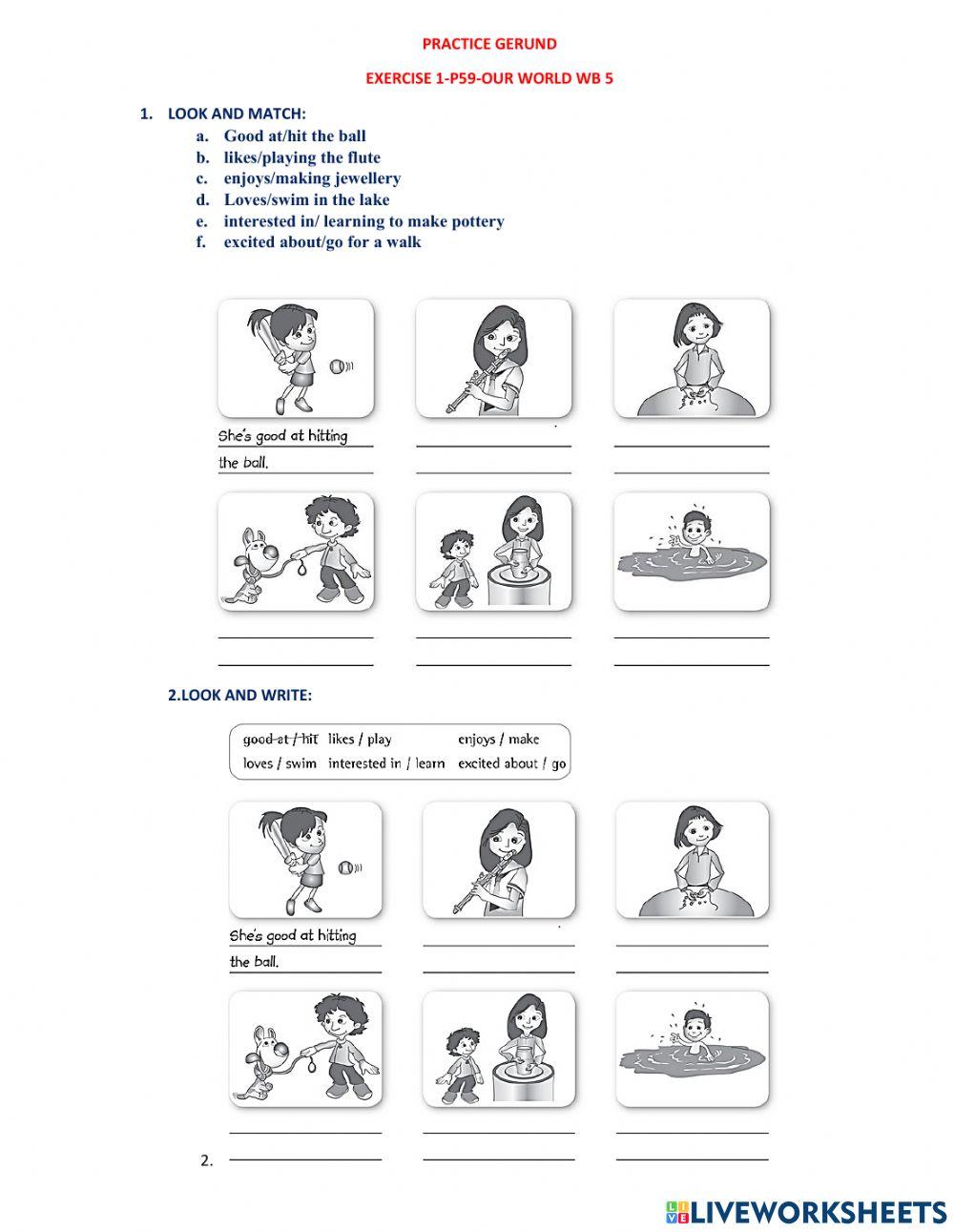 Grade5-Our world-Unit 5-Gerund 2